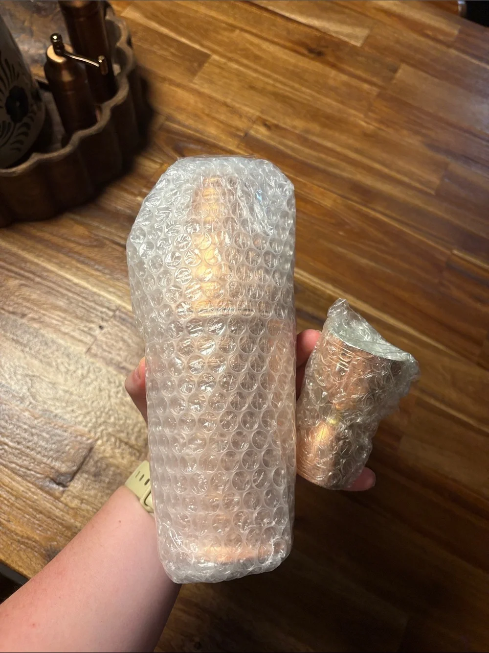 NWT Anthropologie Coppermill Vintage Inspired Copper Cocktail Shaker & Jigger